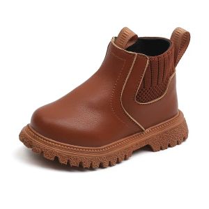 Botlar Cozulma Çocuklar Kısa Botlar 16 Yıl Erkek Kızlar Chelsea Boots Sonbahar Kış Ayak Bileği Botları Çocuk Günlük Ayakkabı Sabahları Boyutu 2130