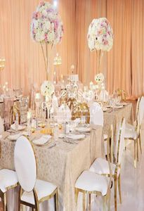 Высококачественные последние центральные кусочки свадебные столы Центральные украшения цветочный стенд декоративные золотые вазы для брака4578808