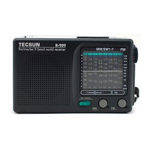Радио AM/FM/SW Радио -ретро -карманное радиопорабельное радио -портативное радио 5251610 кГц 360 градусов Ротационного стержня Антенна Tecsun R909 17 9 полосы 2023 FM