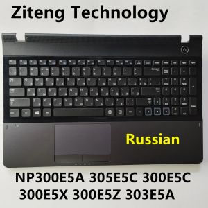 Klavyeler Samsung NP300E5A NP305E5C NP300E5X NP305A 300E5A 300E5C 300E5C 300E5Z RU Laptop Klavyesi Palmiye Çıkışı Kasası