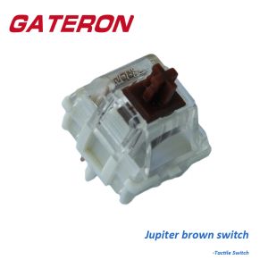 Аксессуары Gateron Jupiter Switch Brown 5 -Ci -контакт предварительно смазанный SMD RGB индивидуальный