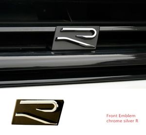 Emblema della griglia anteriore posteriore stivale posteriore r logo badge sticker name decalfay per 2020 VW Golf 8 Scirocco Passat R36 Touareg R507627179