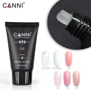 Gel Canni Poly Nails UV Nail art gel manicure acrilico a led UV a led gel che estende gel di estensione di colore mimetico chiaro naturale