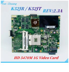 Anakart K52JR ASUS K52JU K52JB K52JE K52JR K52J A52J X52J K52JT Laptop Anakart HD 5470M 1G GPU HM55 DDR3