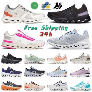 Бесплатная доставка облако x3 Mens Womens Casual Designer Designer Sneaker Sneaker Outdoor Trainer Clouds Monster nova Surfer Vista Swift 3 x 5 Бегут Ярко -розовый и белый черный