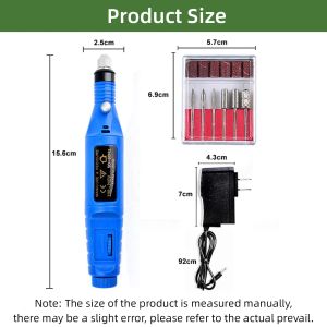 1 Set Professional Electric Nail Drill Melling Cutter Set File Ginder для гелевого лака для ногтей маникюр