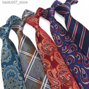 Neck Skies Tope Sodge Jacquard Tie Mens Formal Business Accessories Tieq Tieq