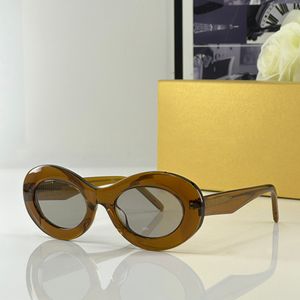 Sonnenbrille für Frauen kreisförmige Sonnenbrille Acetatgläser moderne Raffinesse Deckte Luxustöne für alle Arten von Trage Weiblichkeit Sonnenbrille geeignet