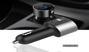 2019 C26S Araba Bluetooth Kablosuz Radyo Adaptörü MP3 Pansiyon En Kalite Artı Çift USB Şarj Cihazı 710 Gün Arant7344293