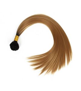 Uzun yüksek kaliteli sentetik saç uzantısı Peru saç uzantıları örgüler güzellik kırmızı kahverengi 18ich demet örgü saç düz f4396566