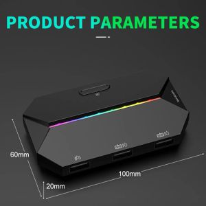 G6L Gaming Keyboard Mouse Converter Wired Mobile Controller Adapter для Nintendo Switch/Xbox One/PS4 Game Console Mobile Control