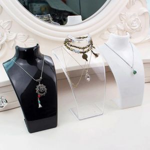 1pcs Mannequin Bust Jewelry Display Disploce Display Display Develder Organizer для ушного шпильки/серьги.