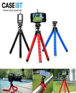 Касеист OEM Mini Universal Guble Octopus Sponge Mobile Stand Striper Tear Dar Holder Selfie Cracket Monopod для Samsung iPhone 5348208