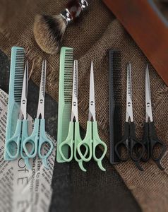 Saç Makas 3 PCS Ev Kuafatını Kesmek için 6 inç İncelandırma Stil Aracı Berber Aksesuarları Salon Shears6299190