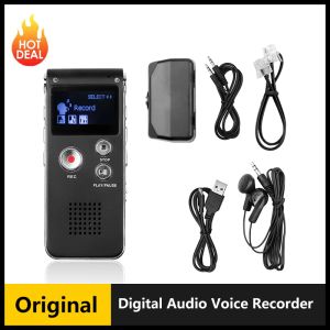 Kaydedici Dijital Ses Ses Kayıt Cihazı 8GB/16GB/32GB Mini Dijital Diktafon MP3 Pansiyon Pen Profesyonel Yerleşik Mikrofon Toptan