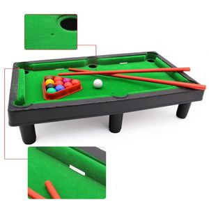 77HC Mini Havuz Masa Masseri Masaüstü Billleri Snooker Oyunu 2 Çubuklu Balsla Ev Ofis Masası Stres Kaçınma Oyunları 240408