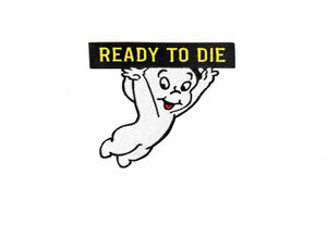 Karikatür Hayalet Ölmeye Hazır Gömlek Çanta Giysileri için Yamalar Üzerinde Nakış Demir Diy Özel Tasarım Aplike Ppnj7816521