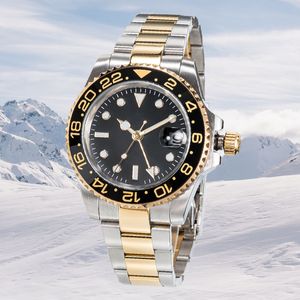 Hareket izle İsviçre Mekanik Seramik Lüks Saatler Otomatik 40mm 3135 3235 2836 Kayan Tepe Safir Montre De Luxe Lüks Saatler EW Fabrika