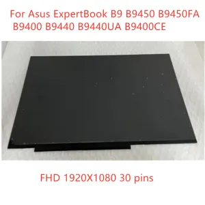 Ekran FHD 1920X1080 IPS 30pins ASUS Uzman Bo B9 B9450 B9450FA B9400 B9440 B9440UA B9400CE Dizüstü Bilgisayar LCD Ekran