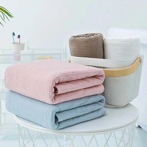 Toalha de toalha de dupla camada algodão 70x140cm Toalhas de banho de alta qualidade para adultos itens de banheiro absorvente macio absorvente