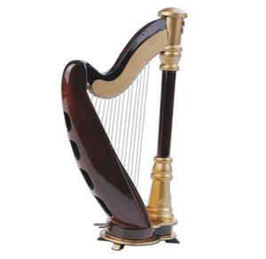 Ahşap Mini Enstrümanlar Model Harp Küçük Harplar Model01238312915