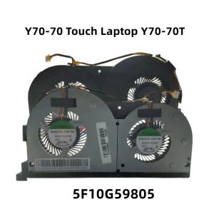 Pads Новые для Lenovo Y7070 Touch Y7070T Ноутбук ЦП Охладный радиатор охлаждения 5F10G59805 EG60070S1C060S99 DC5V 2,25W DC28000EQS0