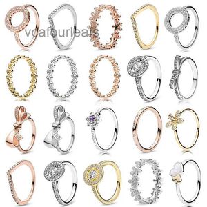 Дизайнерские ювелирные украшения женщины серебряные сияющие дешевые кольца из розового золота