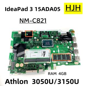 Материнская плата для Lenovo IdeaPad 3 15ADA05L Материнская плата ноутбука GS450GS550 GS750 NMC821 CPU ATHLON 3050U/3150U RAM 4G 100% Тестовая работа