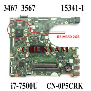 Anakart 153411 W/ Dell Inspiron 14 3467 15 3567 Dizüstü Bilgisayar Defteri Anakart XT2G4 MADELİ I3 I5 I7 CPU% 100 Test Edilmiş Cy