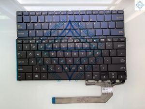 Klavyeler Yeni ABD İngilizce Backlit Asus Zenbook Flip S Q325 Q325U UX370 UX370U UX370UA UX370UAF UX370UAR DOKUT DOKU KLAVYA