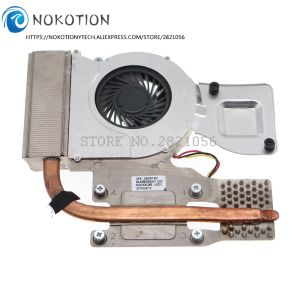 Soğutma Nokotion 535767001 HP Probook 4410s 4411s 4510S 4710S için Radyatör Soğutma Sistemi Sığır Sarı Sarı Sebep Fanı