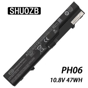 Baterias Shuozb PH06 Bateria de laptop para HP Probook 4525S 4520S 4425S 4320S 4325S 4421S 4420S 4321S 4326S 620 625 587706121 HSTNNDB1A