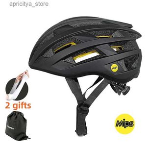 Велосипедные шлемы Moon UltraLight MTB Road Bicyc Helmet с MIPS SYST для мужчин Женщины Безопасные гоночные велосипедные велосипедные велосипедные шлемы против Impact Sport Safe L48