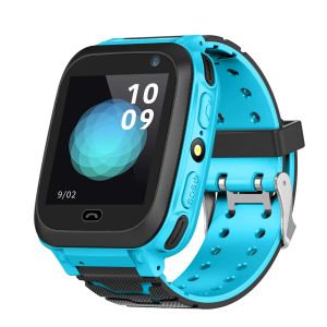 Смотреть DS38 Kids Watch GPS Tracker 1.3m камера фонарик с сенсорным экраном SOS Call 2G SIM -карта Расположение детские часы детские умные часы