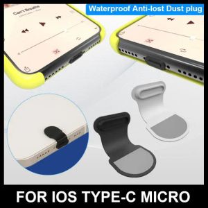 1pc Силиконовый телефон Dust Puck Pluck Dust-Hourging Port Port Port Dust Purfle Dust Puck для Mirco USB/Type-C/iPhone зарядка.