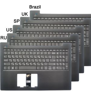 Klavyeler Yeni Rusça/ABD/İngiltere/İspanyolca/Brezilya Klavyesi Lenovo V13015 V13015igm V13015ikb Dizüstü Bilgisayar RU/SP Palmground Üst Kapak Kılıfı