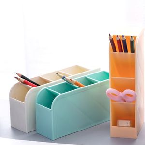 Перо ящик на рабочем столе макияж кисти перо карандаша для хранения коробки косметики корпус для макияжа щетки для макияжа писатель
