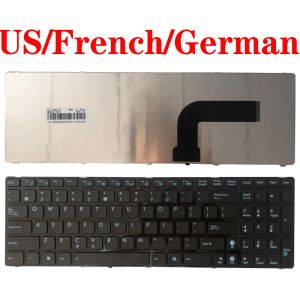 Klavyeler US/FR/FRANCRO/GR/Alman Dizüstü Bilgisayar Asus 04GNQX1KUS002 X73SD AEKJ3R00020 X52N MP09Q33U45282 NSKUGC1D