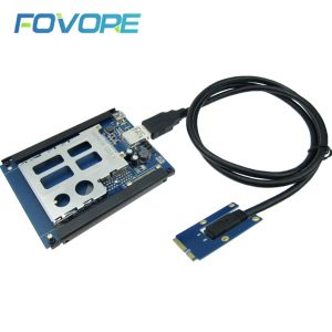 Kartlar Expresscard Adaptörü 34 54 mm Expresscard - Mini PCIE Adaptör Mini PCI PCI Express Express Kart Dönüştürücü Dizüstü bilgisayar için