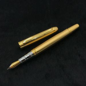 1 частя Duke Fountain Pen Metal Gold Puns Fine Nib склоненные чернильные ручки для написания подарочных канцелярских принадлежностей офис