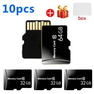 Kartlar 10pcs/Lot Toptan SD Kart Su Geçirmez 8GB 16GB 32GB 64GB 128GB Flash Drive Mini TF Cep Telefonları/Kameralar için