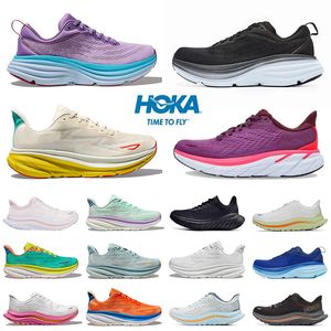 Hokah Bondi 8 Clifton 8 9 Schuh Womens One Running Shoes Hokka für Frauenfreie Menschen Designer Hok Run Sneakers Kawana Dhgate Trainer Wanderschuhe große Größe US 12 13