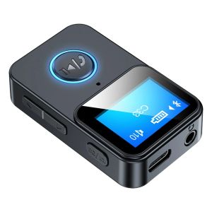 Игроки Bluetooth 5.0 Аудио -приемник поддержка TF Card MP3 -плеер без потерь FM -передатчик удаленное управление беспроводным аудиоудительским адаптером