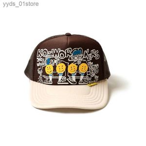 Ball Caps New Kital 2023 Mens Womens Smile Mini Skirts Forever Hat C SNBACK Вышивка C Cacquette Baseball Hats сетки губки #604 L46