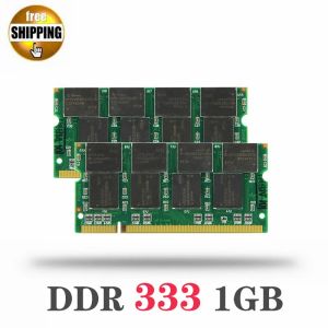 RAMS 2PCS Laptop Speicher RAM DDR PC2700 333MHz 1 GB 200PNs für Notebooks Computer Sodimm Memoria Ram Sodimm DDR 333 1 GB kompatibel 266