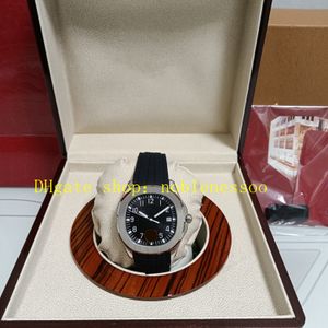 3 Stil mit Box Automatische Herren Watch Männer Schwarzes Zifferblatt Blaues Grün 5168 g Transparent Asien Cal.324 S C Mechanisches Gummiarmband Sport Uhren Armbanduhren