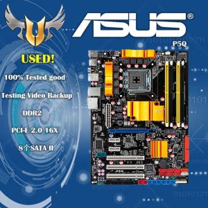 Materie usate ASUS P5Q LGA 775 DDR2 RAM 16GB USB2.0 SATA2 P45 Desktop non integrato Spedizione gratuita