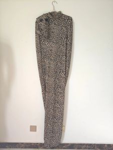 Kostüme Frauen Leopard Mama Bodybag Zentai Anzug mit inneren Arm Ärmel Strumpfhosen Cosplay BodySuit Bag Bühne Requisiten Erwachsener Kostüm zurück 3