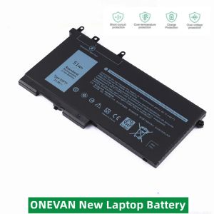 Baterias Onevan Novo 93ftf 3dddg gjknx Bateria para Dell Latitude 5280 5480 5580 E5280 E5480 E5580 E5290 E5490 E5590 Série