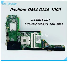 Материнская плата 633863001 для HP Pavilion DM4 DM41000 Материнская плата 6050A2345401MBA03 HM55 UMA DDR3